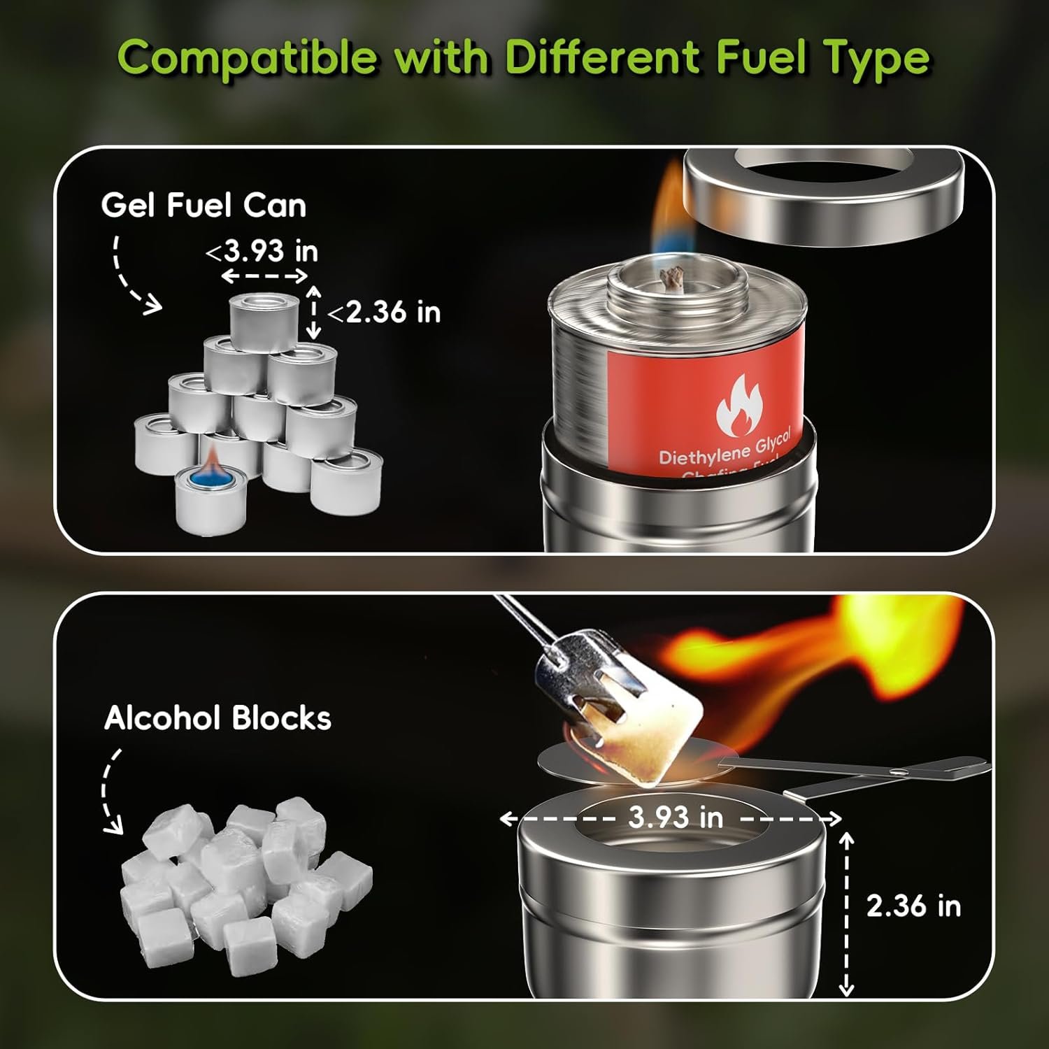 1757070802 sifer 9Qt 4Pack Multi Size Chafing Dish for Buffet 80 Faster Screwless Assembly Stackable Design for WeddingHomeChristmas Buffets.jpg