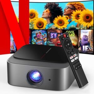 2025 Netflix Licensed 386 Built in Apps DBPOWER E2 Smart Projector.jpg