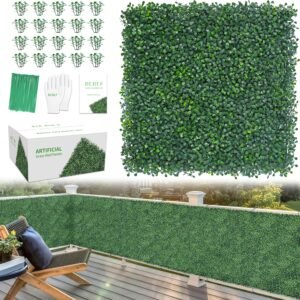 20x20Inch 20Pcs Grass Wall Panels 4 Layers UV Anti Boxwood Greenery.jpg