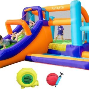 AirMyFun Inflatable Water Slide Bounce House with Long Curved Slide.jpg