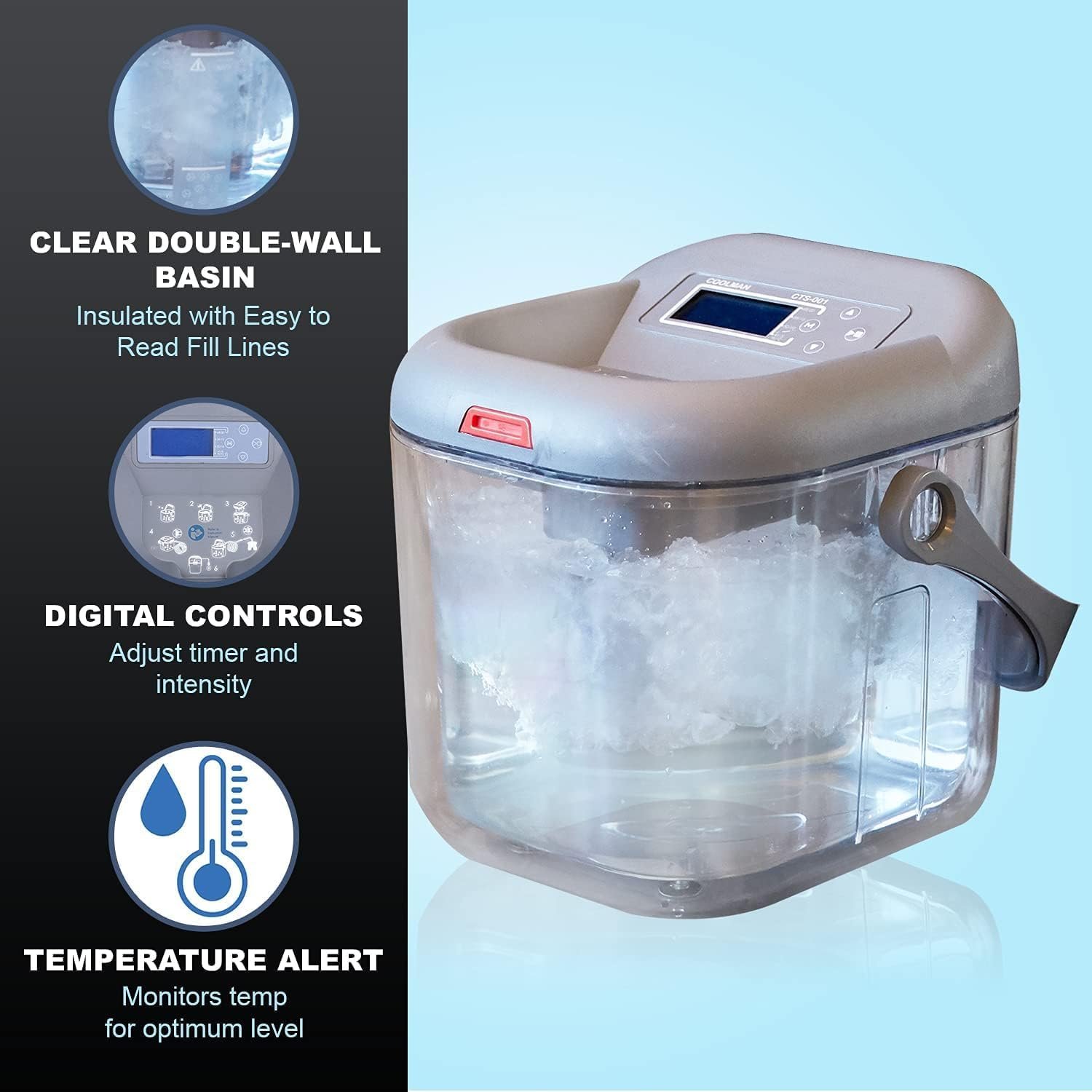 Cold Therapy Machine Ice Circulation System with Large Adjustable Universal Pad for Knee Shoulder Ankle Neck Pain and Recovery After Surgery OEM Refurbished.jpg