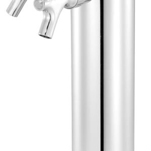 Happybuy Kegerator Tower Kit Dual Tap Beer Dispenser Stainless Steel.jpg