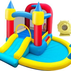 Inflatable Bounce House with Blower for Kids 3 10Bounce HouseOutdoor and.jpg