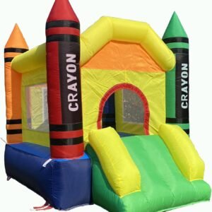 Outdoor Indoor Mini Inflatable Bounce House with Blower Toddler.jpg