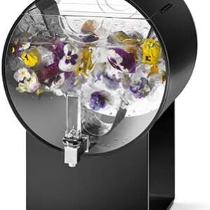 Rosseto LD181 3 gal Acrylic Beverage Dispenser Lucid Barrel Black.jpg