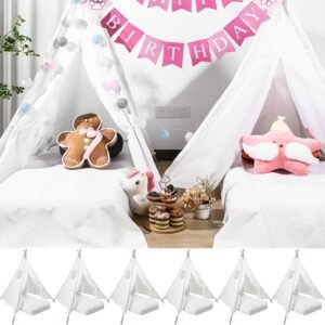 Syhood 6 Pack Inflatable Bed Teepee Tent Sets Include Portable.jpg