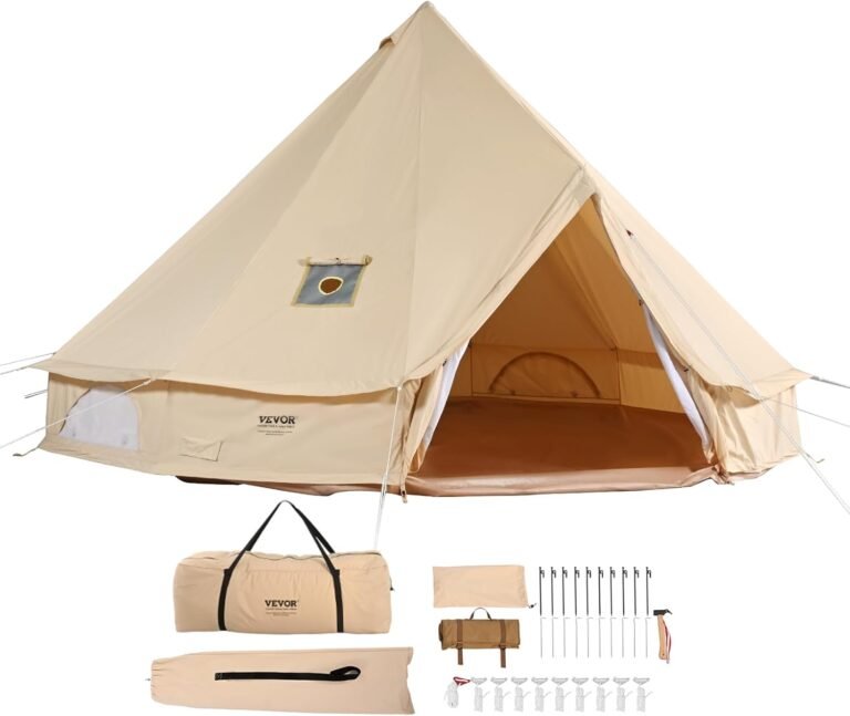 VEVOR Canvas Tent Bell Yurt 4 Seasons for Camping with.jpg
