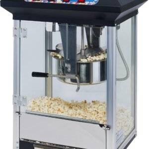 Winco Commercial Grade Popcorn Machine with Stainless Steel Kettle 8 Ounce.jpg