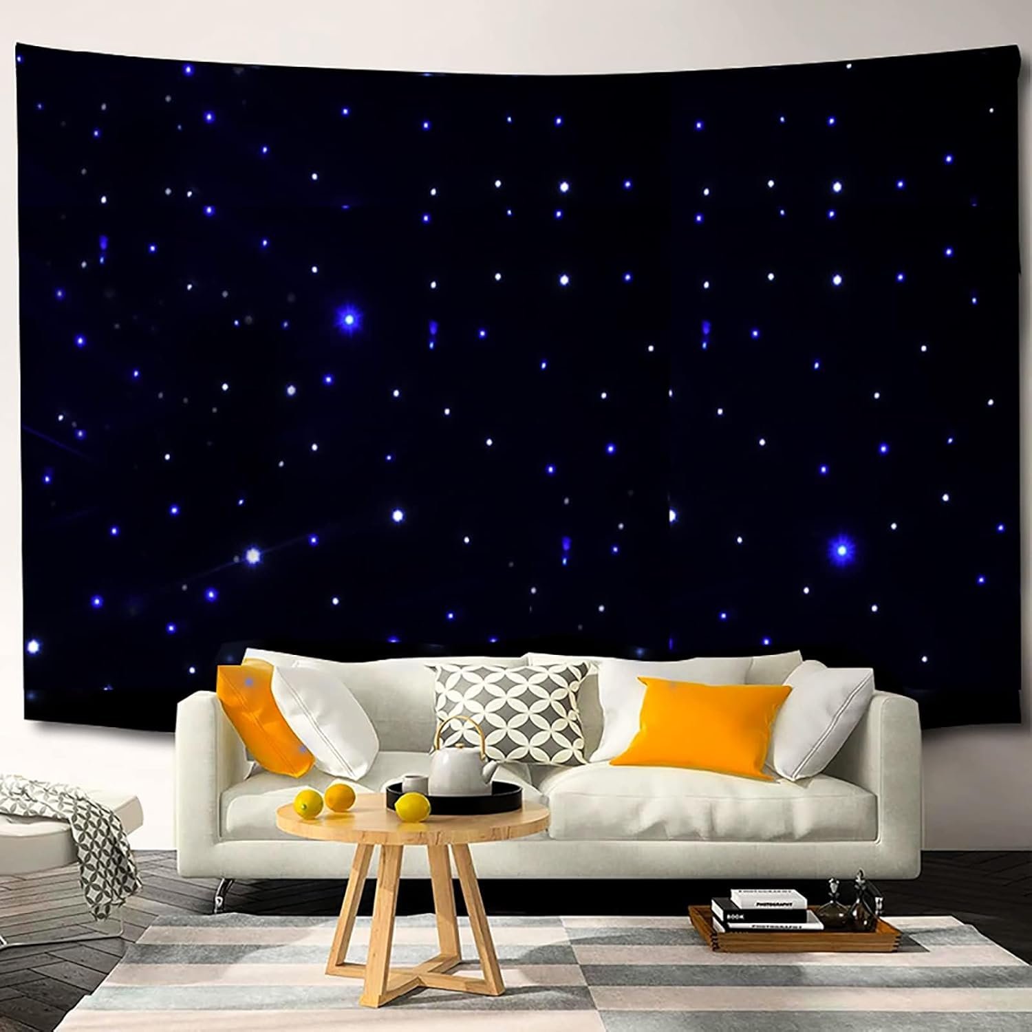1759284793 LED Backdrop 10ft x 13ft LED Stage Sky Cloth Background Blue and White Star Curtain DMX Control for Wedding Party Band DJ Event Stage Show Decoration.jpg