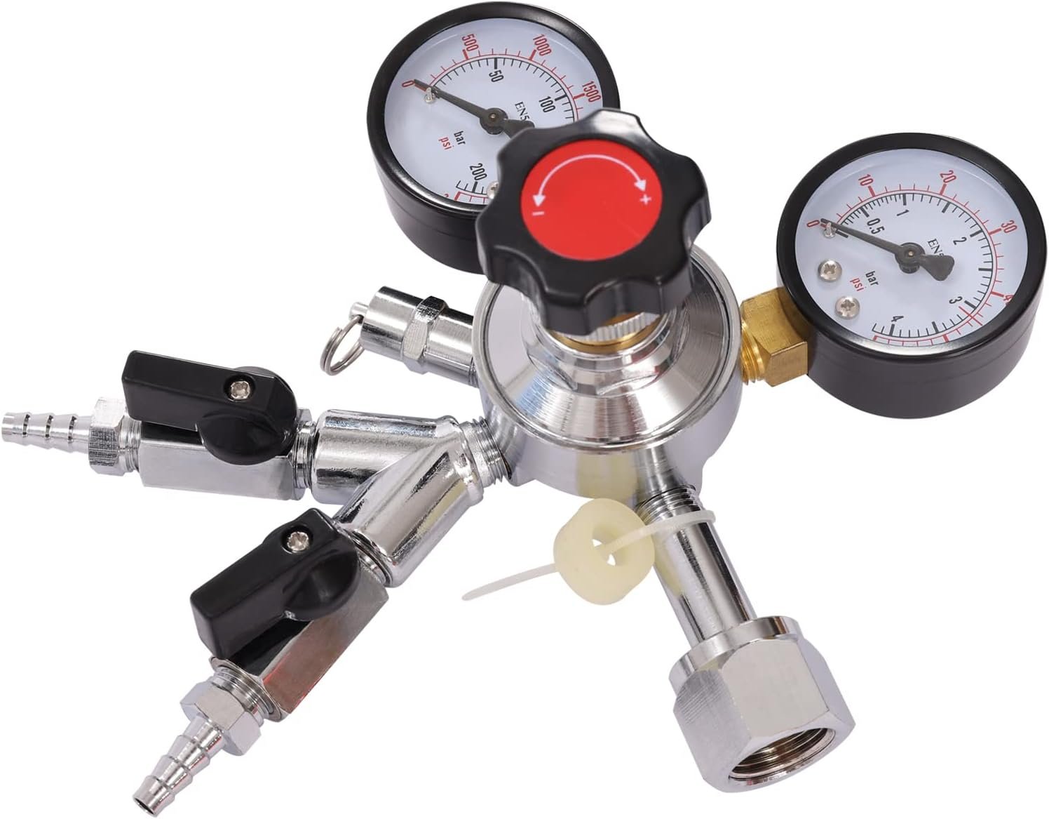 1761369194 Kegerator Tower Kit Double Faucet Beer Tower Set with Dual Gauge Regulator Double Tap Drinks Dispenser Column Kit for Restaurant Bar Hotel Home D Type Conversion Kit.jpg