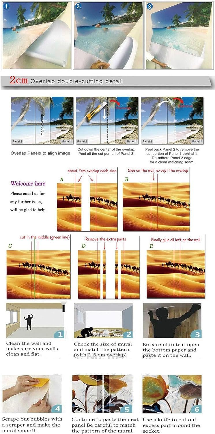 1761696807 Evening Glow Not Peel n Stick Wallpaper Ocean Sunset Removable Large Living Room Muralfor Boys Girls Bedroom TV Backdrop Decor not Self Adhesive 135 W x 106.3 H343x270cm Silk.jpg