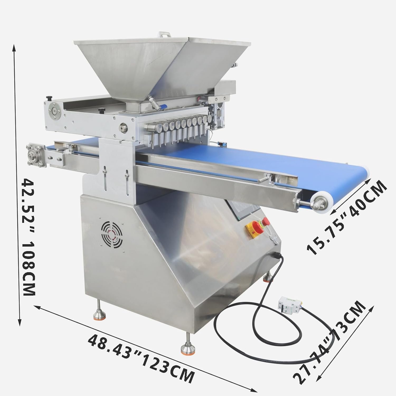 220V Semi Automatic Gummy Candy Depositor Machine Small Scale Chocolate Candy Making Machine Filling Machine Semi auto Candy Gummy Pouring Machine 5.5KW.jpg