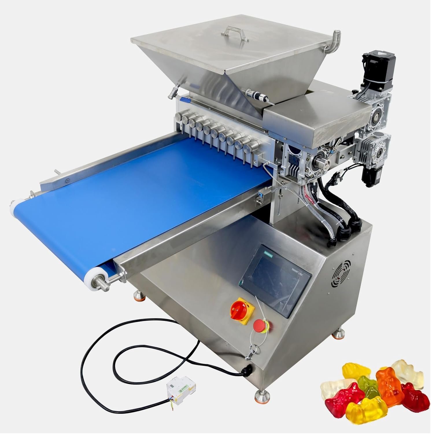 220V Semi Automatic Gummy Candy Depositor Machine Small Scale Chocolate Candy.jpg