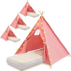 4 Pack Teepee Tent for Kids with Light String and.jpg