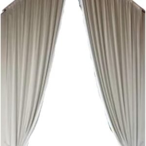 Angled curtains for vault apex ceiling 1 Panel Any fabric.jpg