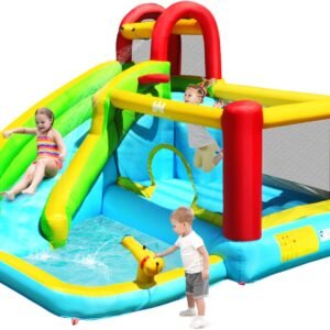 BOUNTECH Inflatable Water Slide Bounce House Kids Water Park Jump.jpg