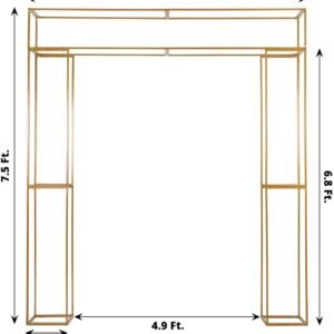 Balsa Circle 75 feet Gold Metal 3D Rectangular Backdrop Stand.jpg