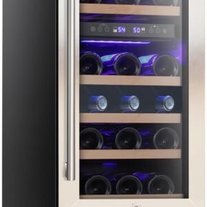 COWSAR 28 Bottle Wine Fridge Dual Zone Beverage Refrigerator ETL.jpg