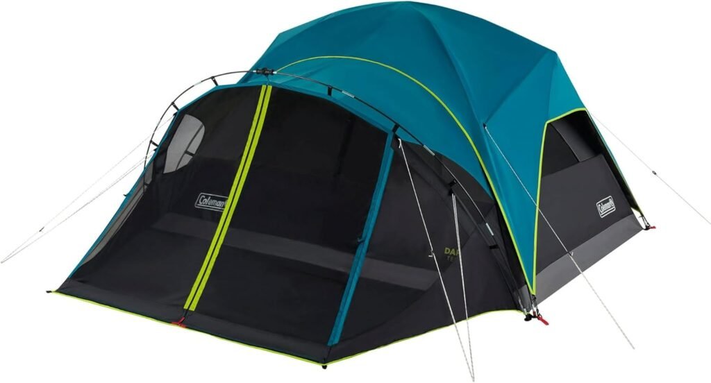 Coleman Carlsbad 4 Person Dark Room Dome Camping Tent with.jpg