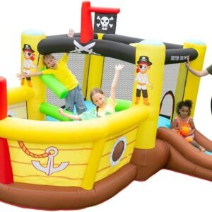 Doctor Dolphin Bounce House Inflatable Slide with Obstacles Blower.jpg