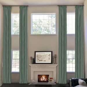Frelement Extra Long Plush Velvet Curtains for High Ceilings Room.jpg