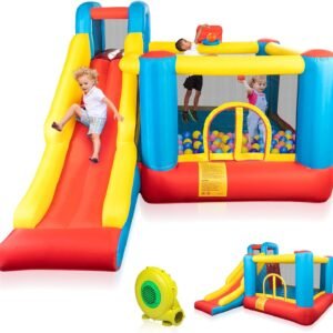 JOYMOR Bounce House Inflatable Bouncing Castle Play Center wAir Blower.jpg