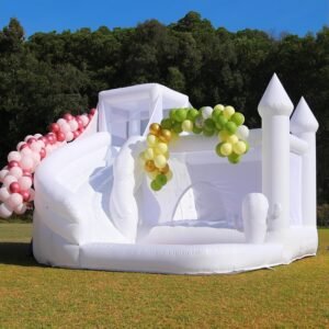 White Bounce House for Adult Kids 16FT Large Commercial PVC.jpg