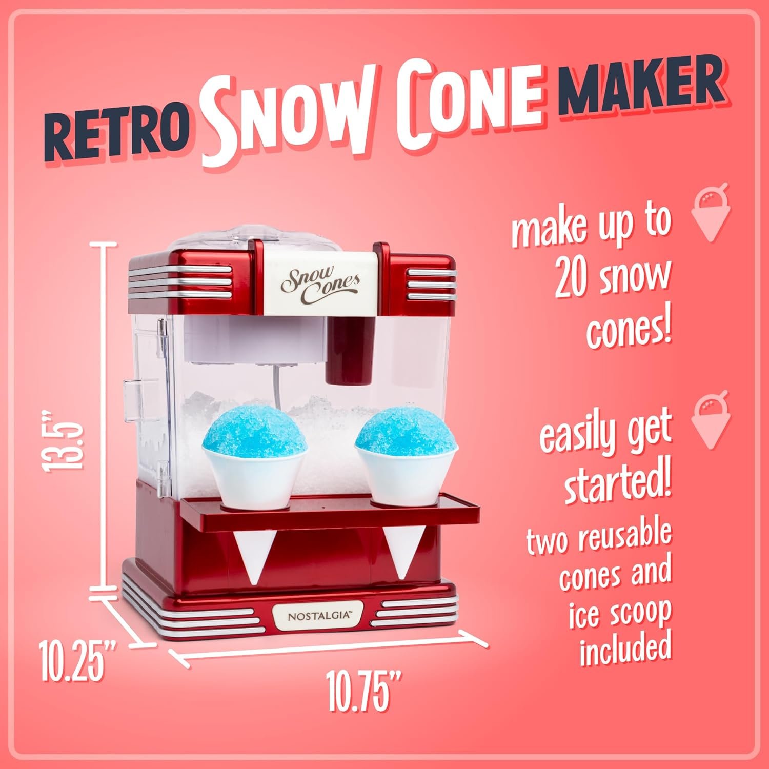 1762895594 Nostalgia Popcorn Maker Machine Snow Cone Shaved Ice Machine Bundle Vintage Red.jpg