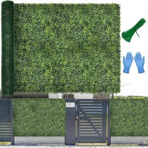 Artificial Boxwood Roll Panel Backdrop 72X144 UV Anti Greenery Faux Grass.jpg
