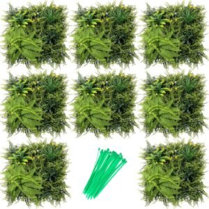 Artificial Green Wall Panels UV Resistant Artificial Grass Wall 20x20.jpg