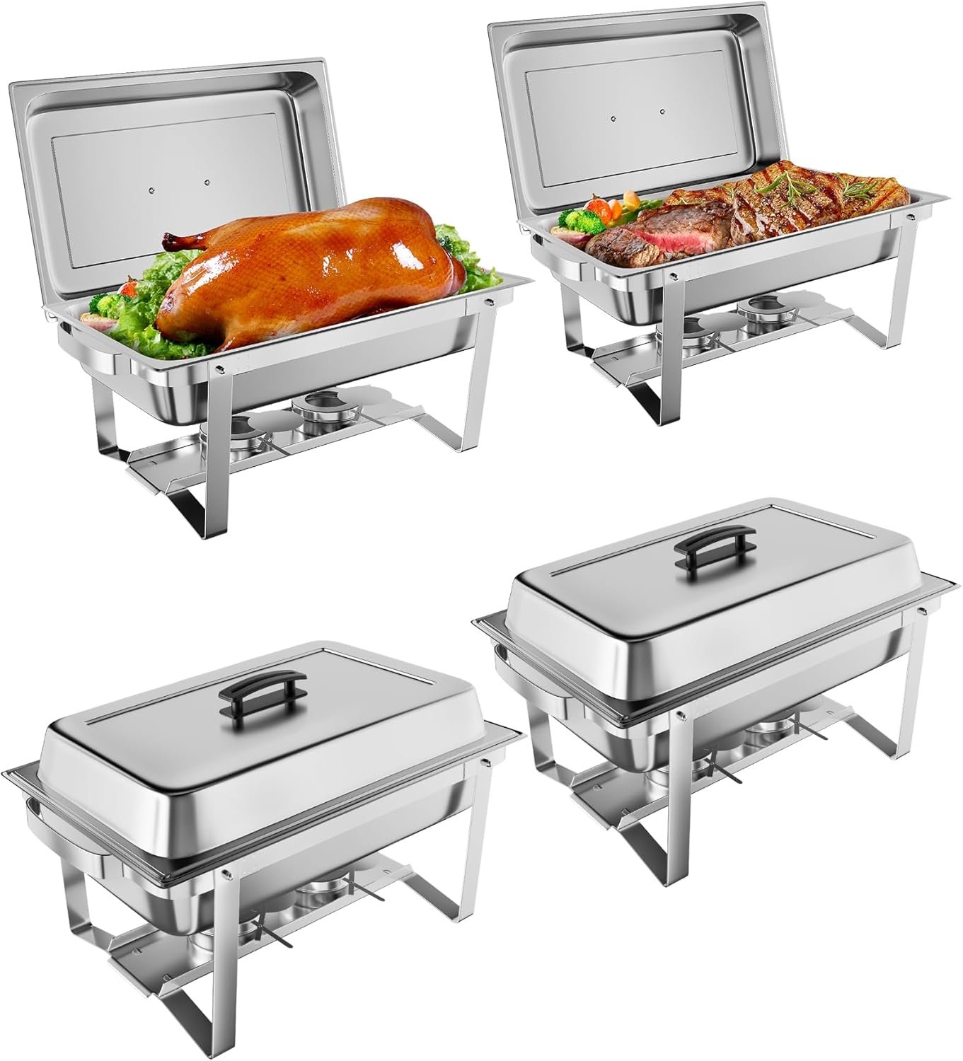 Chafing Dish Buffet Set 4 Pack 8 QT Stainless Steel.jpg