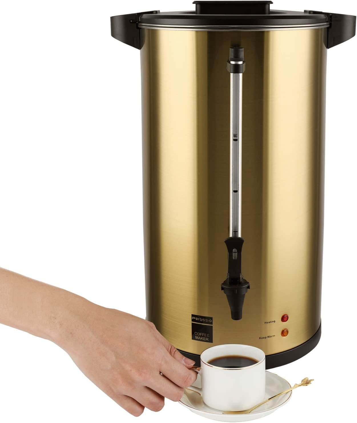 Coffee Urn Double Wall 12L50cup Coffee Dispenser with Percolator Commercial.jpg