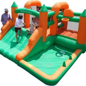 Doctor Dolphin Toddler Bounce House Ball Pit Inflatable Slide Bouncer.jpg