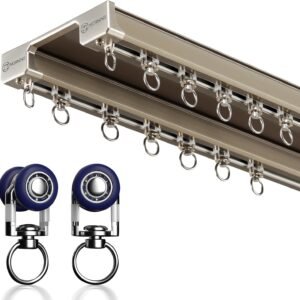Double Row Ceiling Mounted Curtain Tracks Double Rails for.jpg