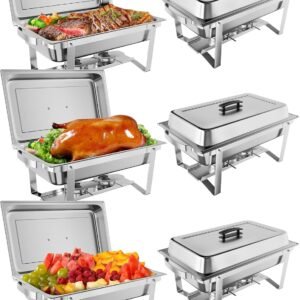 Garvee Chafing Dish Buffet Set 6 Pack 8 QT Food.jpg