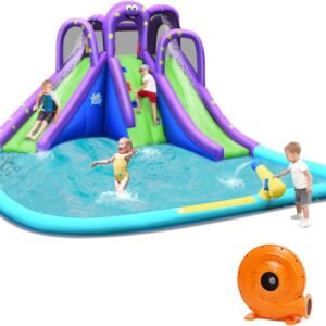 HONEY JOY Inflatable Water Slide Octopus Themed Giant Kids Water.jpg