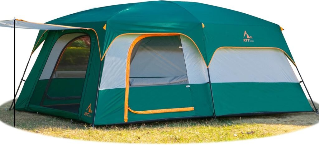 KTT Extra Large Tent 6 10 12 14 PersonAFamily Cabin Tents2 Rooms3 Doors.jpg