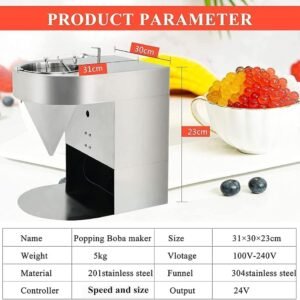 Popping Boba Pearl Maker50kgh Commercial Popping Boba Making MachineAutomatic Tapioca.jpg