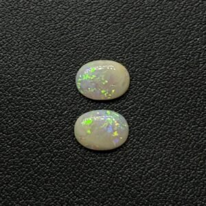 Stunning Confetti Australian Lightning Ridge Polished Opal Pair.jpg