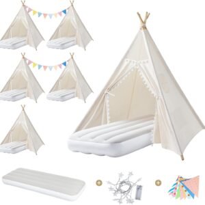 Sumbababy 6 Pack Sleepover Tents for Girls Party Kids.jpg