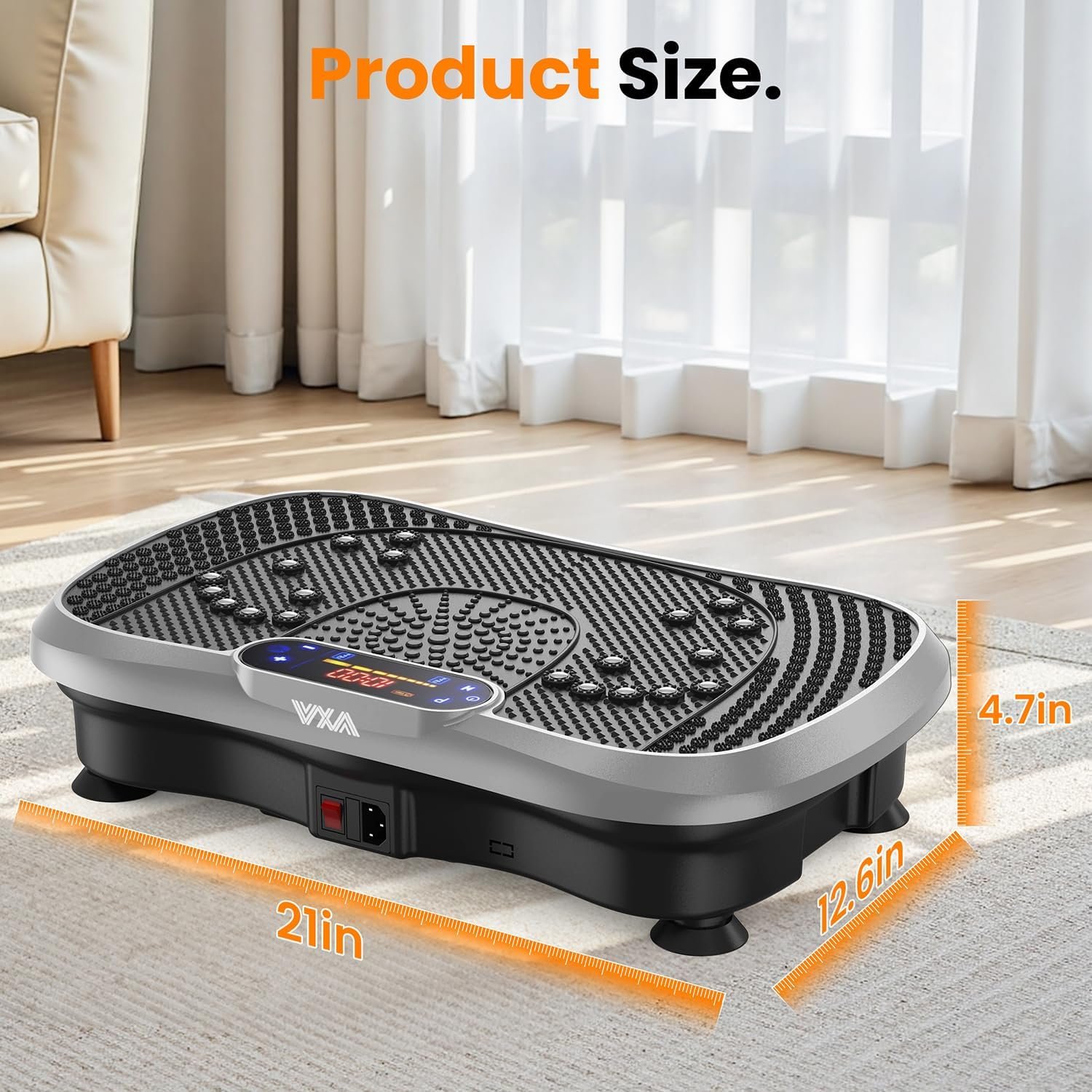 1767215595 AXV Vibration Plate Fitness Platform Exercise Machine Vibrating Shaking Full Body Shaker Workout Vibrate Stand Shake Board Sport Gym for Weight Loss Fat Burner for Women Men.jpg