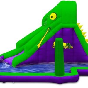 Blast Zone Chameleon Inflatable Giant 19x11 Water Park Hoop.jpg