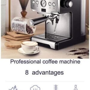 Coffee Machine Coffee Machine Italian Semi Automatic Coffee Maker Cappuccino Milk.jpg