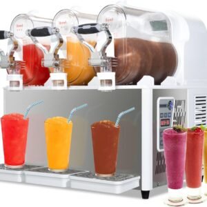 Commercial Slushy Machine 3Lx3 TankFrozen Drink Machine Smoothie Slushy Maker，Cannot.jpg