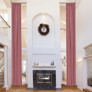 Fcosie 120 Inches Extra Long Velvet Curtains Pinch Pleat Drapes.jpg