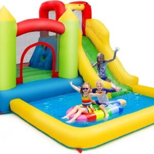 HONEY JOY Inflatable Water Slide Giant Water Bounce House Water.jpg