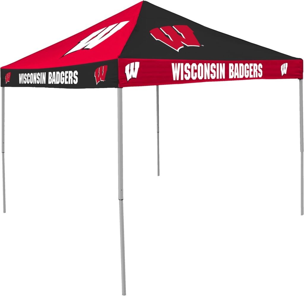 Logo Brands NCAA CB Tent Wisconsin Badgers 9 foot X.jpg