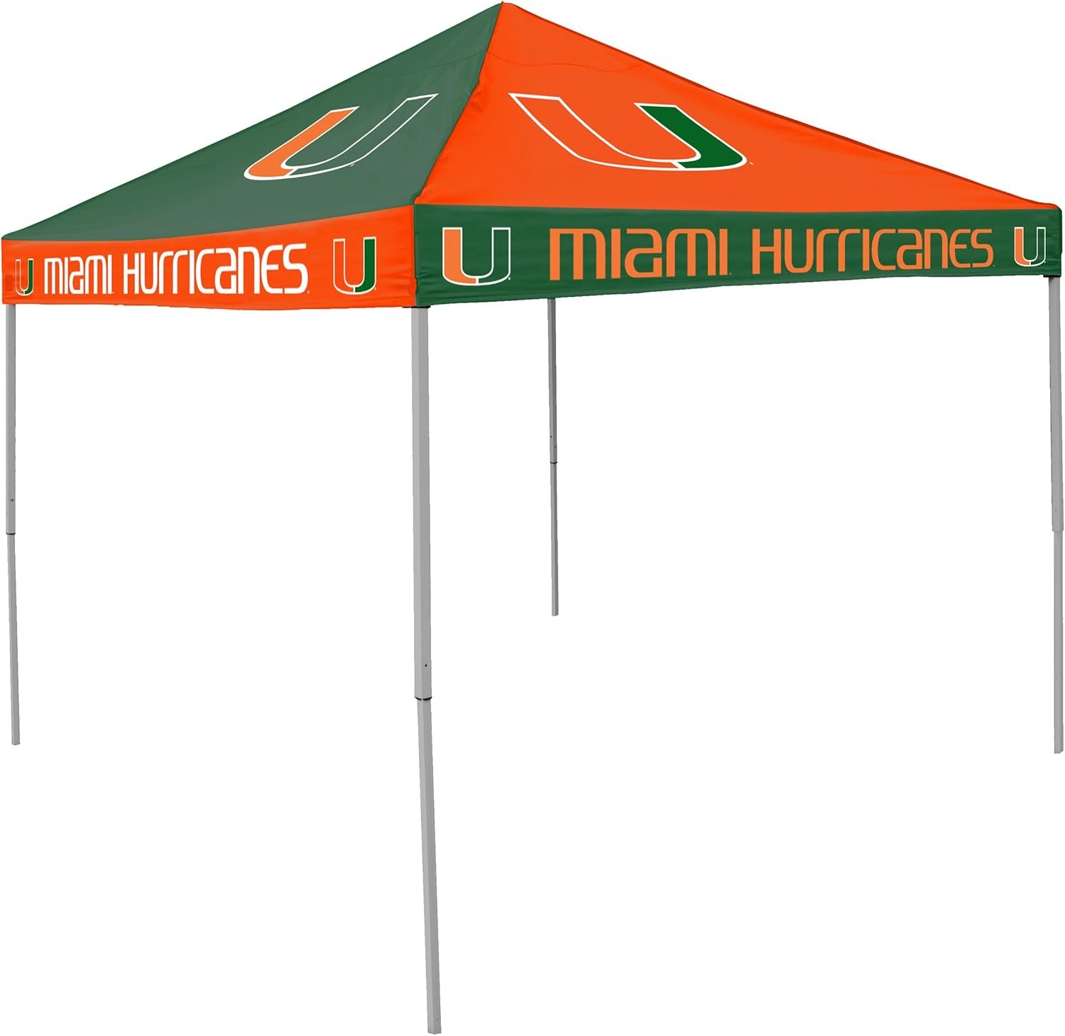Logo Brands NCAA Miami Hurricanes 9 x 9 Foot Pinwheel.jpg