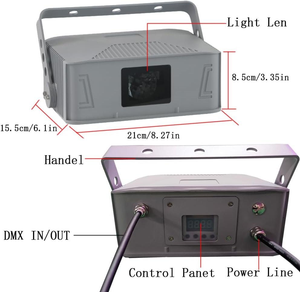 Night Sky Waterproof White Twinkling Star Universe Light DJ Projector DMX Home Party Show Wedding Stage Lighting Snow Christmas Effect Speed Adjust 5WStar.jpg