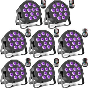 Rechargeable Par Lights Uplights RGBWAUV 6 in 1 LED Battery Powered Stage.jpg